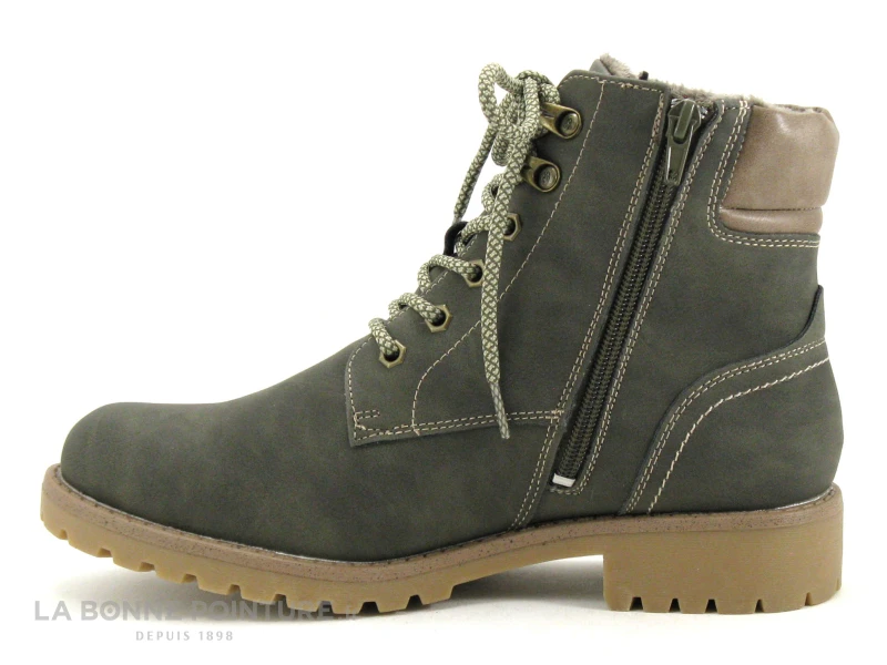 Dockers 43FA307-630830 Bottle - Boots Femme Kaki - Haut Marron 5 Dockers 43FA307-630830 Bottle - Boots Femme Kaki - Haut Marron - Image 3