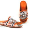 Maison Espadrille 9000 Chat Lunettes - Orange - Pantoufle Mule Femme