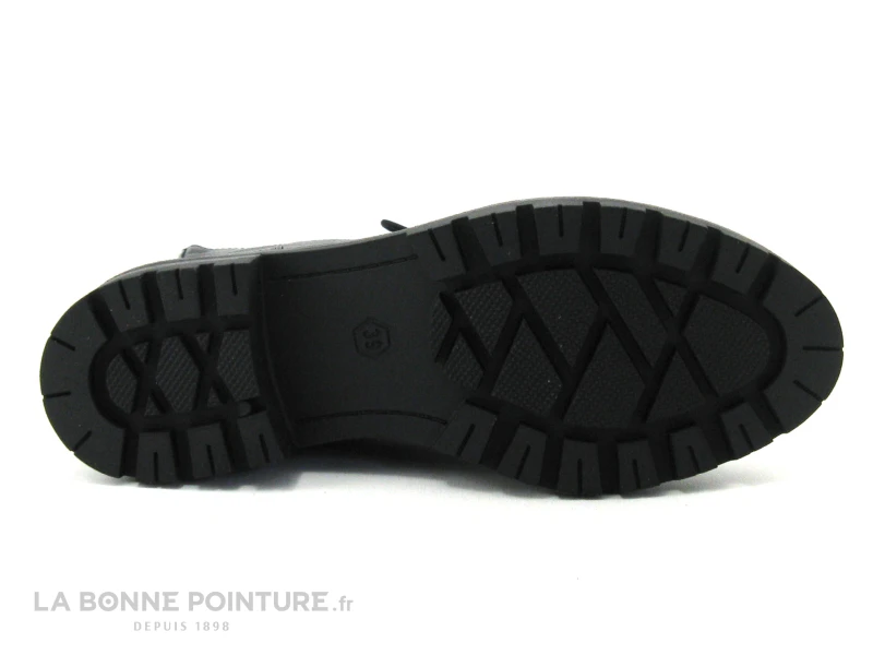 Marco Tozzi 2-25212-29 Black - Bottine Noire Avec Lacet Et Zip 9 Marco Tozzi 2-25212-29 Black - Bottine Noire Avec Lacet Et Zip - Image 7