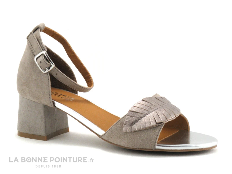 Regarde Le Ciel CATTY 09 Taupe - Feuille Bronze - Nu-pieds 3 Regarde Le Ciel CATTY 09 Taupe - Feuille Bronze - Nu-pieds