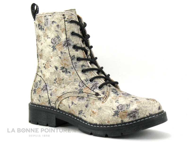 Dockers 45PN201 - Taupe Imprime - Bottine Femme 3 Dockers 45PN201 - Taupe Imprime - Bottine Femme