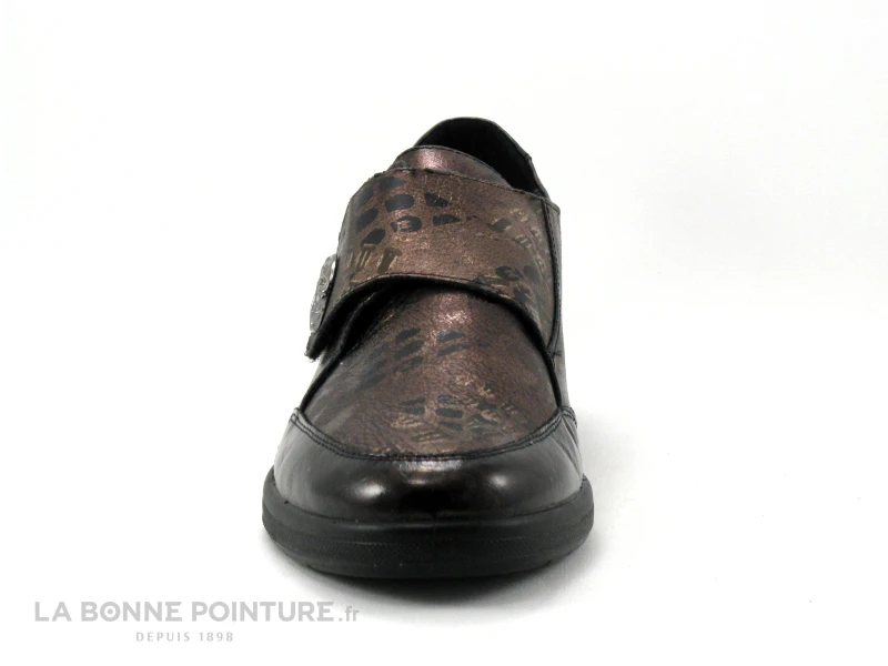 Pedi Girl DEMBA Marron Bronze - Chaussure Confort Femme Avec Scratch 4 Pedi Girl DEMBA Marron Bronze - Chaussure Confort Femme Avec Scratch - Image 2