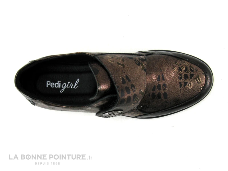 Pedi Girl DEMBA Marron Bronze - Chaussure Confort Femme Avec Scratch 8 Pedi Girl DEMBA Marron Bronze - Chaussure Confort Femme Avec Scratch - Image 6