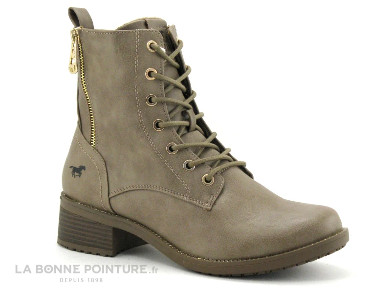 Mustang 1402 502 308 Erde - Bottine Taupe Femme 7 Mustang 1402 502 308 Erde - Bottine Taupe Femme - Image 5
