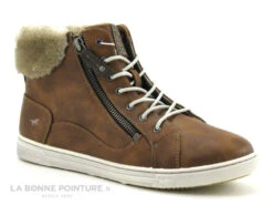 Mustang 1349 504 301 Marronnier - Basket Avec Col Fourrure Femme -Chaussures Pour Femmes cd24607c73b9e66c561f35ea11d5d5ef img 3389.jpg 175654