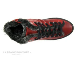 Morans GRALU Rouge - Basket Montante Femme - Fourrure Grise -Chaussures Pour Femmes cd24607c73b9e66c561f35ea11d5d5ef img 3504.jpg 175718