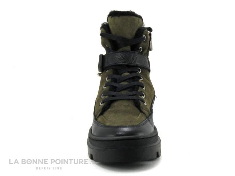 MamZelle POULA Compo Kaki - Chaussure Montante Femme 4 MamZelle POULA Compo Kaki - Chaussure Montante Femme - Image 2