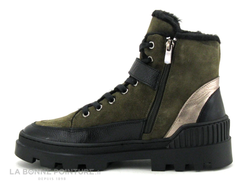 MamZelle POULA Compo Kaki - Chaussure Montante Femme 5 MamZelle POULA Compo Kaki - Chaussure Montante Femme - Image 3