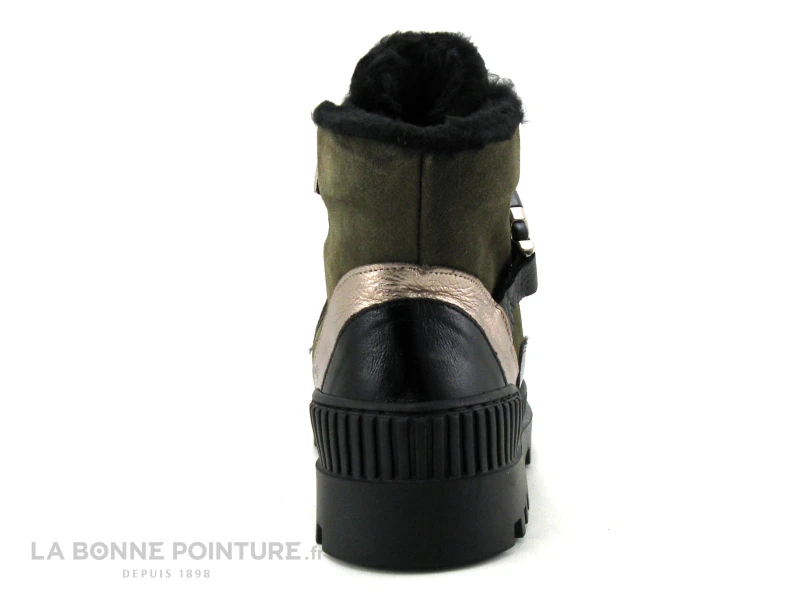 MamZelle POULA Compo Kaki - Chaussure Montante Femme 6 MamZelle POULA Compo Kaki - Chaussure Montante Femme - Image 4