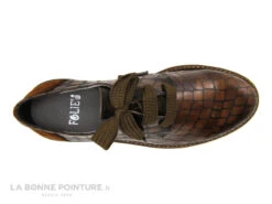 Folies COPOS Cuero - Marron Croco - Chaussure Derbi Femme -Chaussures Pour Femmes cd24607c73b9e66c561f35ea11d5d5ef img 4099.jpg 152296