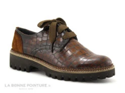 Folies COPOS Cuero - Marron Croco - Chaussure Derbi Femme -Chaussures Pour Femmes cd24607c73b9e66c561f35ea11d5d5ef img 4100.jpg 152301