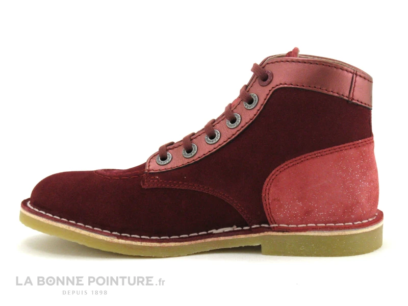 Kickers KICKLEGEND Rouge Rhubarbe - 877885 - Boots Femme 5 Kickers KICKLEGEND Rouge Rhubarbe - 877885 - Boots Femme - Image 3