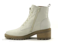 MamZelle QUITO Ecru - Bottine Talon Large Blanc Casse -Chaussures Pour Femmes cd24607c73b9e66c561f35ea11d5d5ef img 4213.jpg 165006
