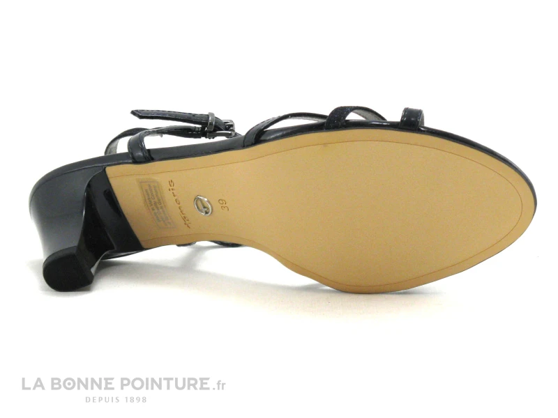 Tamaris 1-28329-22 Navy Pat Glam - Nu-pieds Bleu Marine Talon 9 Tamaris 1-28329-22 Navy Pat Glam - Nu-pieds Bleu Marine Talon - Image 7