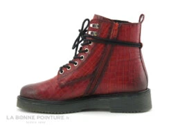 Bugatti 431-5493F-3100 - Bottine Cuir Rouge Croco -Chaussures Pour Femmes cd24607c73b9e66c561f35ea11d5d5ef img 4263.jpg 152514