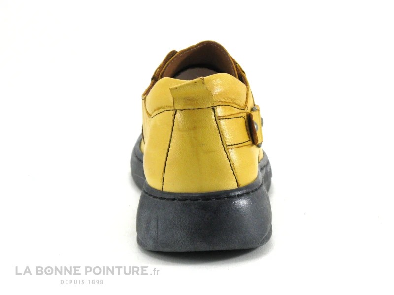 Karyoka BOBER Jaune - Chaussure Basse Femme Cuir Jaune 6 Karyoka BOBER Jaune - Chaussure Basse Femme Cuir Jaune - Image 4