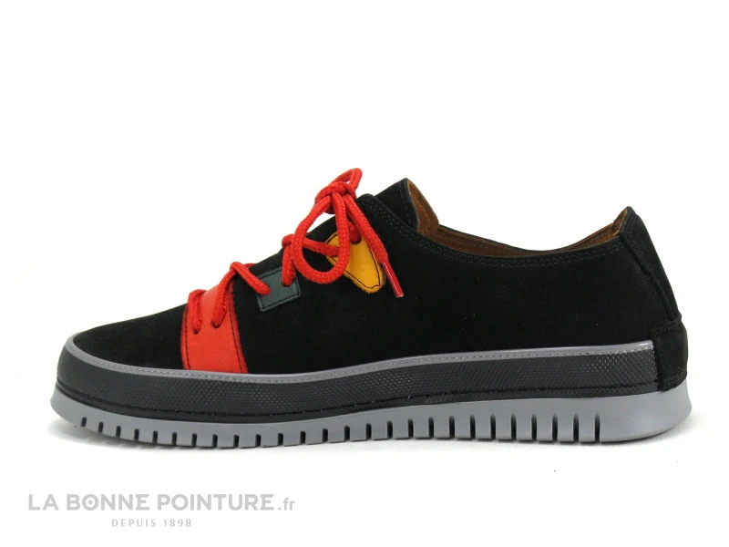 Karyoka VALOU - Black -Nubuck Multi - Chaussure Basse Femme 5 Karyoka VALOU - Black -Nubuck Multi - Chaussure Basse Femme – Image 3