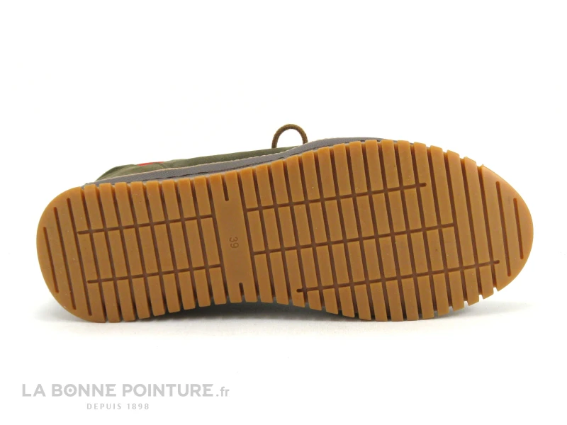 Karyoka VADIM Kaki Nubuck Multi - Chaussure Montante Femme Kaki 9 Karyoka VADIM Kaki Nubuck Multi - Chaussure Montante Femme Kaki - Image 7