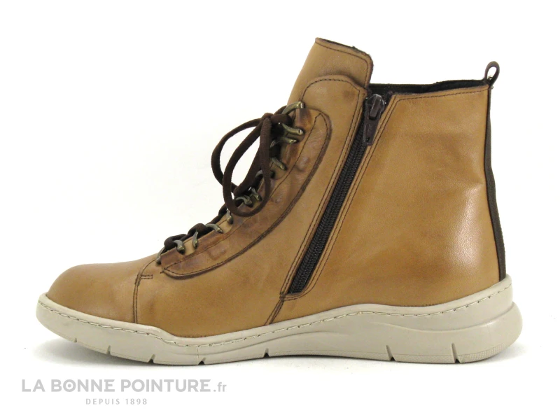 Karyoka STAN Camel - Chaussure Montante Femme Marron Clair 5 Karyoka STAN Camel - Chaussure Montante Femme Marron Clair - Image 3