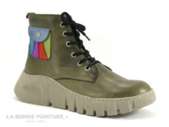 Karyoka IAN Kaki - Pochette Multicolore - Boots Plateforme Femme Kaki -Chaussures Pour Femmes cd24607c73b9e66c561f35ea11d5d5ef img 4451.jpg 176948