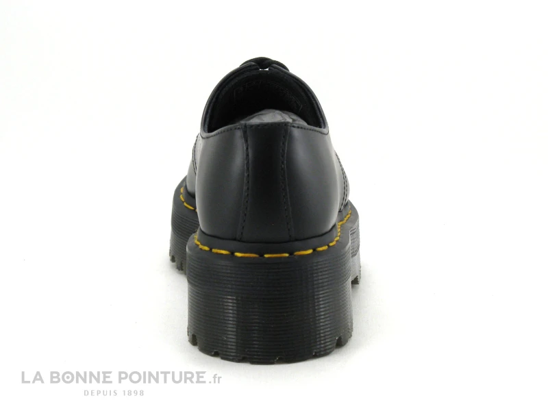 Dr. Martens Dr Martens 1461 QUAD Black Polished Smooth - 25567001 - Derbi Plateforme 6 Dr. Martens Dr Martens 1461 QUAD Black Polished Smooth - 25567001 - Derbi Plateforme - Image 4