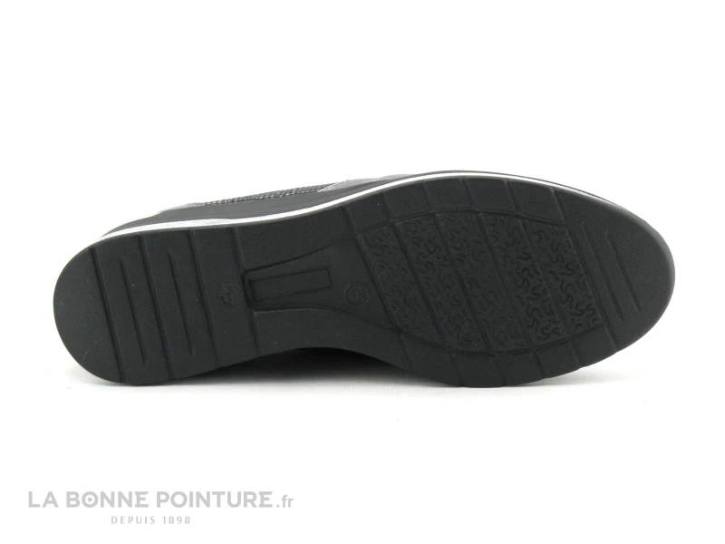 Inea LUTIN - Reptile Gris Noir - Chaussure Basse Compensee 9 Inea LUTIN - Reptile Gris Noir - Chaussure Basse Compensee - Image 7