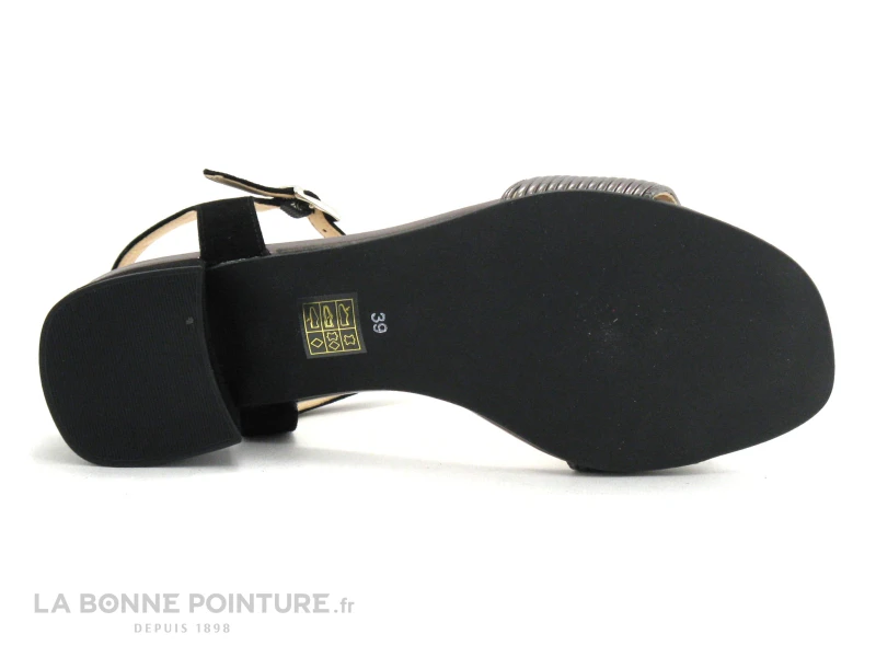 Brenda Zaro F3254 ZOE - Noir - Acier - Sandale Femme 9 Brenda Zaro F3254 ZOE - Noir - Acier - Sandale Femme - Image 7