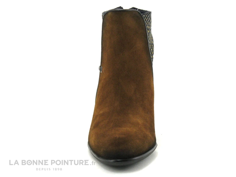 Dorking KING D8925 Cuero Ebano Mostaza - Bottine Marron Talon Haut 4 Dorking KING D8925 Cuero Ebano Mostaza - Bottine Marron Talon Haut - Image 2