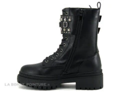 The Divine Factory HX4703 Noir - Bottine Rangers - Laniere Avec Clous Et Perles -Chaussures Pour Femmes cd24607c73b9e66c561f35ea11d5d5ef img 4703.jpg 177477