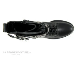 The Divine Factory HX4703 Noir - Bottine Rangers - Laniere Avec Clous Et Perles -Chaussures Pour Femmes cd24607c73b9e66c561f35ea11d5d5ef img 4705.jpg 177479