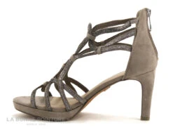 Marco Tozzi 2-28304-22 Taupe Comb - Nu-pieds Montant Talon Haut -Chaussures Pour Femmes cd24607c73b9e66c561f35ea11d5d5ef img 4729.jpg 134179