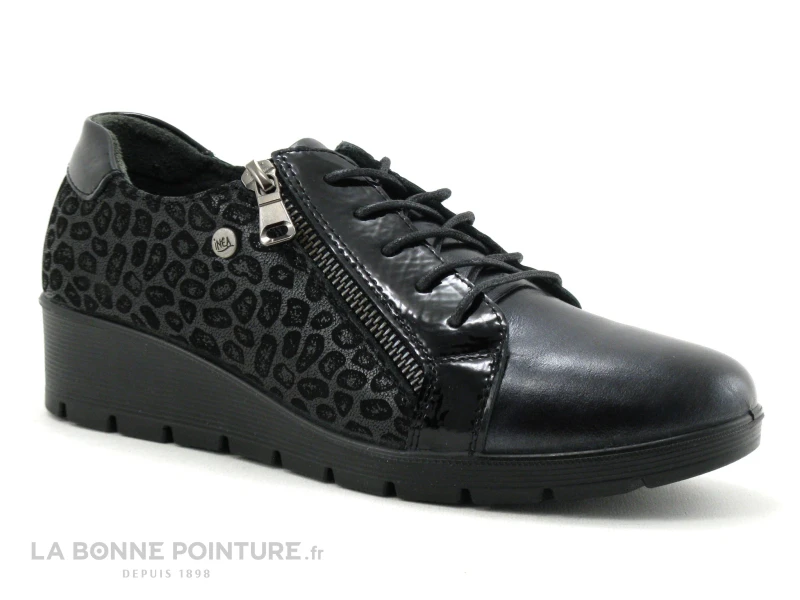 Inea LAGUNE - Noir - Leopard Noir - Chaussure Basse Femme 3 Inea LAGUNE - Noir - Leopard Noir - Chaussure Basse Femme