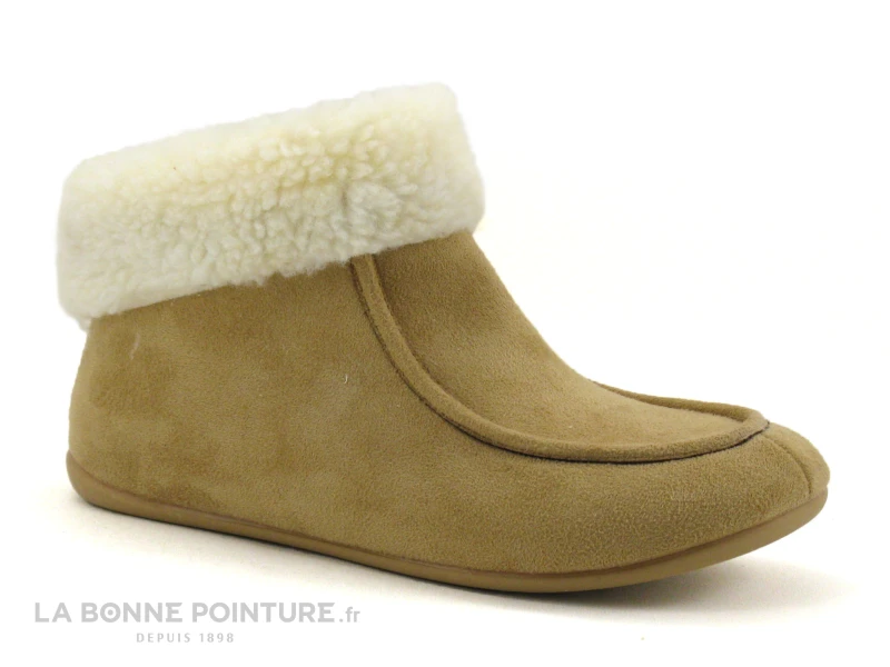 CM Confort 66669002 - Taupe - Chausson Montant Femme Fourre 3 CM Confort 66669002 - Taupe - Chausson Montant Femme Fourre