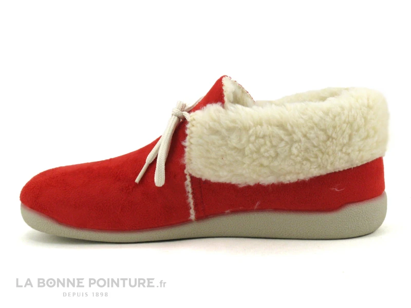 CM Confort Altymar 10139 - Rouge - Chausson Fourre A Lacet Femme 4 CM Confort Altymar 10139 - Rouge - Chausson Fourre A Lacet Femme - Image 2