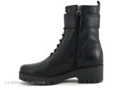 Jordana 47 Noir - Lacet - Zip - Bride Velcro - Bottine Noire Talon Epais -Chaussures Pour Femmes cd24607c73b9e66c561f35ea11d5d5ef img 5063.jpg 177827