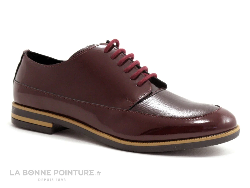 Morans VIDUITE Vernis Bordeaux - Chaussure Basse Lacet 7 Morans VIDUITE Vernis Bordeaux - Chaussure Basse Lacet - Image 5