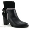 The Divine Factory QL4728 Noir - Prince De Galles - Bottine Talon Haut -Chaussures Pour Femmes cd24607c73b9e66c561f35ea11d5d5ef img 5162.jpg 178015