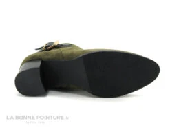 The Divine Factory QL4724 Kaki - Lanieres Noires - Bottine Femme -Chaussures Pour Femmes cd24607c73b9e66c561f35ea11d5d5ef img 5169.jpg 177998