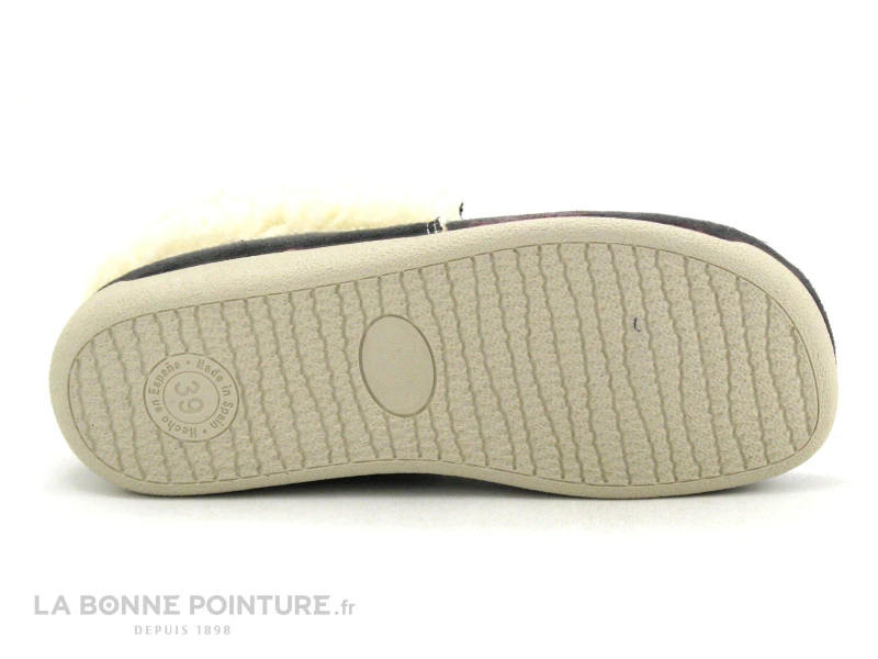 CM Confort Altymar 054 - 55375000 - Gris - Chausson Femme Fourre Avec Lacet 6 CM Confort Altymar 054 - 55375000 - Gris - Chausson Femme Fourre Avec Lacet - Image 4