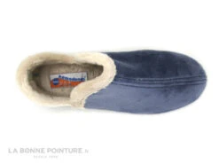 Komodonas Soca 0355 Oceano - Chausson Montant Femme Bleu Et Beige -Chaussures Pour Femmes cd24607c73b9e66c561f35ea11d5d5ef img 5200.jpg 177770