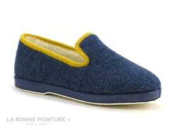 Soca 2520 Bleu Marine - Biais Jaune - Charentaise Femme Interieur Laine 10 Soca 2520 Bleu Marine - Biais Jaune - Charentaise Femme Interieur Laine -Chaussures Pour Femmes cd24607c73b9e66c561f35ea11d5d5ef img 5205.jpg 177895