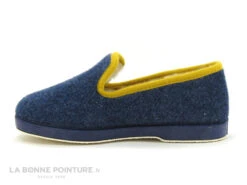 Soca 2520 Bleu Marine - Biais Jaune - Charentaise Femme Interieur Laine 9 Soca 2520 Bleu Marine - Biais Jaune - Charentaise Femme Interieur Laine -Chaussures Pour Femmes cd24607c73b9e66c561f35ea11d5d5ef img 5207.jpg 177892