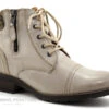 Com Un Point Boots Beige Col Lainage WH-021H11