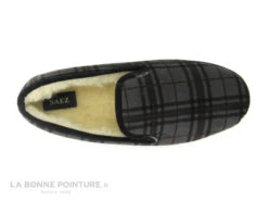 Saez CADETE Gris Noir Marron - Carreaux - Charentaise Femme -Chaussures Pour Femmes cd24607c73b9e66c561f35ea11d5d5ef img 5246.jpg 165964