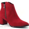 Marco Tozzi 2-25015-25 Red - Bottine Velours Rouge - Talon Large -Chaussures Pour Femmes cd24607c73b9e66c561f35ea11d5d5ef img 5281.jpg 153836