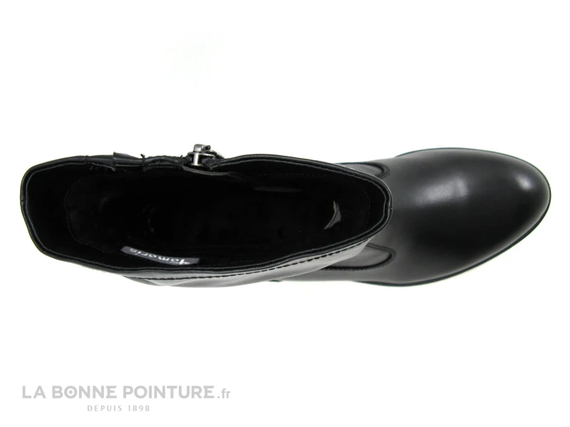Tamaris Black 1-25055-25 Bottines Noires Plissees A Zip 7 Tamaris Black 1-25055-25 Bottines Noires Plissees A Zip - Image 6