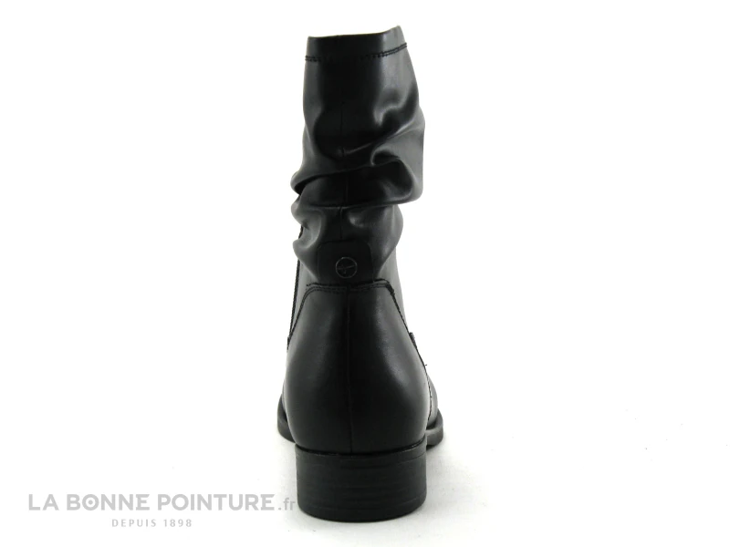Tamaris Black 1-25055-25 Bottines Noires Plissees A Zip 5 Tamaris Black 1-25055-25 Bottines Noires Plissees A Zip - Image 4