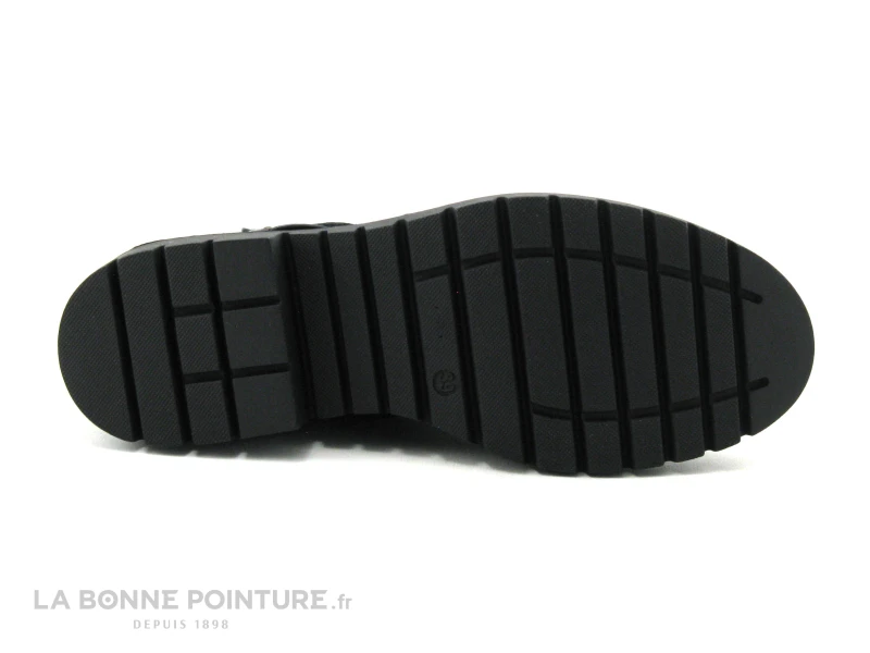 Jet 7 CONCLUS Noir - 2 Brides - Bottine Femme Semelle Crantee 8 Jet 7 CONCLUS Noir - 2 Brides - Bottine Femme Semelle Crantee - Image 6