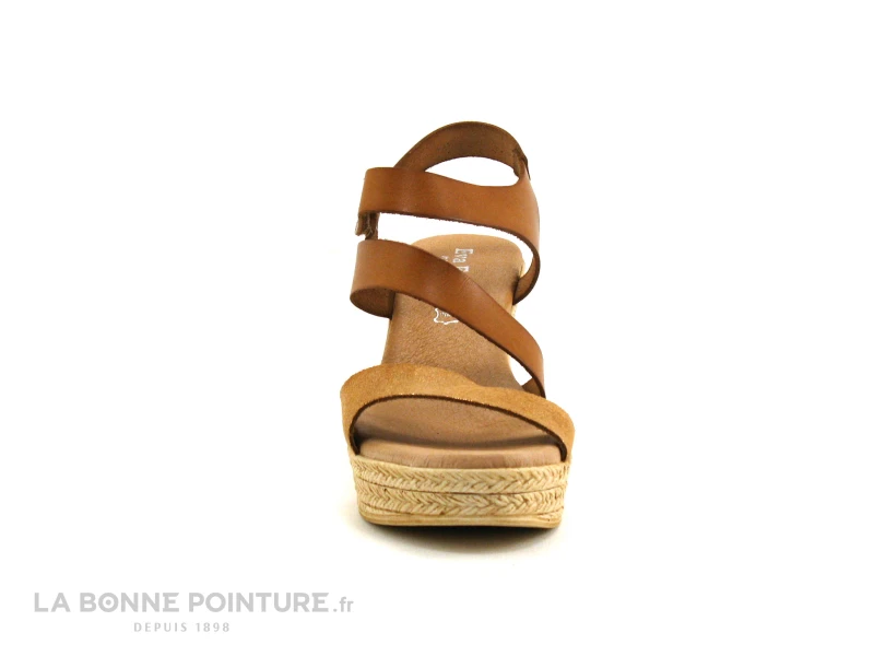 Eva Frutos 8735 - Marron - Nu-pieds Talon 4 Eva Frutos 8735 - Marron - Nu-pieds Talon - Image 2