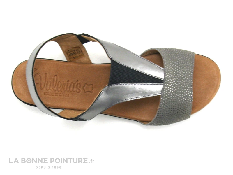 Valerias 5050 Gris Plomb - Sandale Confortable Femme 8 Valerias 5050 Gris Plomb - Sandale Confortable Femme - Image 6
